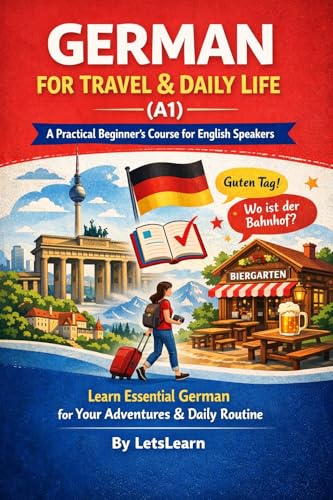 GERMAN FOR TRAVEL & DAILY LIFE: A Practical Beginner's Course for English Speakers – Learn Essential Phrases, Grammar & Vocabulary for Traveling, Dining, ... (Let's Learn For languages Book 15) image 2