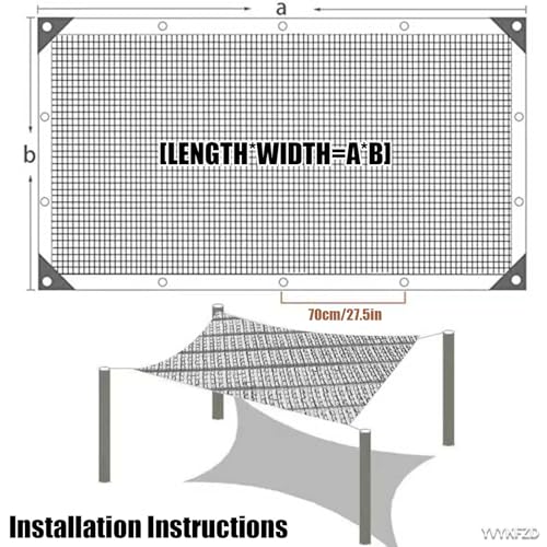 Filet protection solaire écran d'intimité YVYKFZD bâche 4x20m - 8