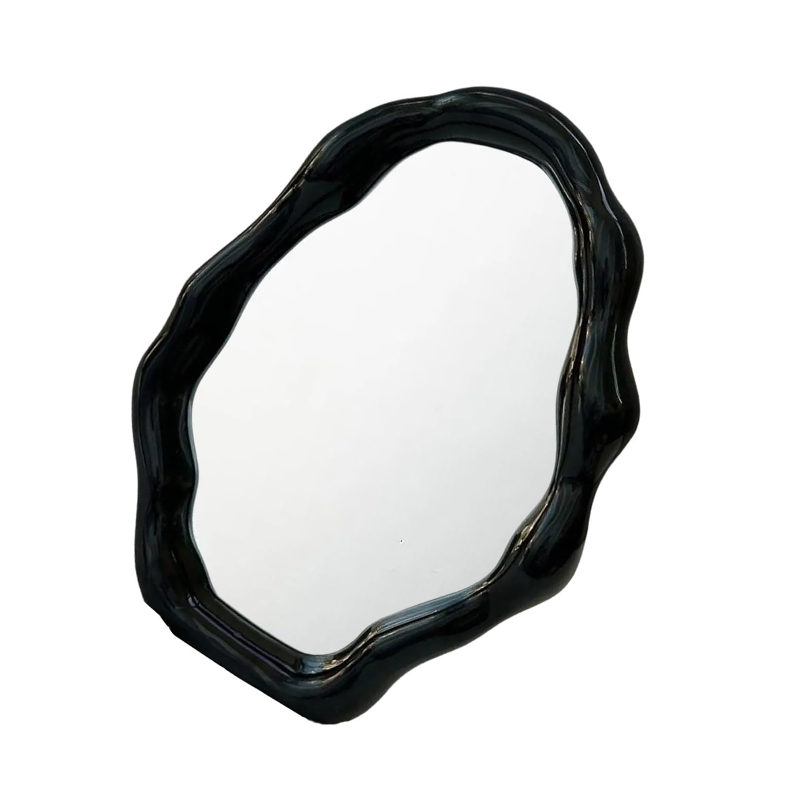 oringnat Desktop Makeup Mirrour,Foldable Makeup Mirrour Simple Portable Vanity Mirrour Princess Mirrour Clouds Cosmetic