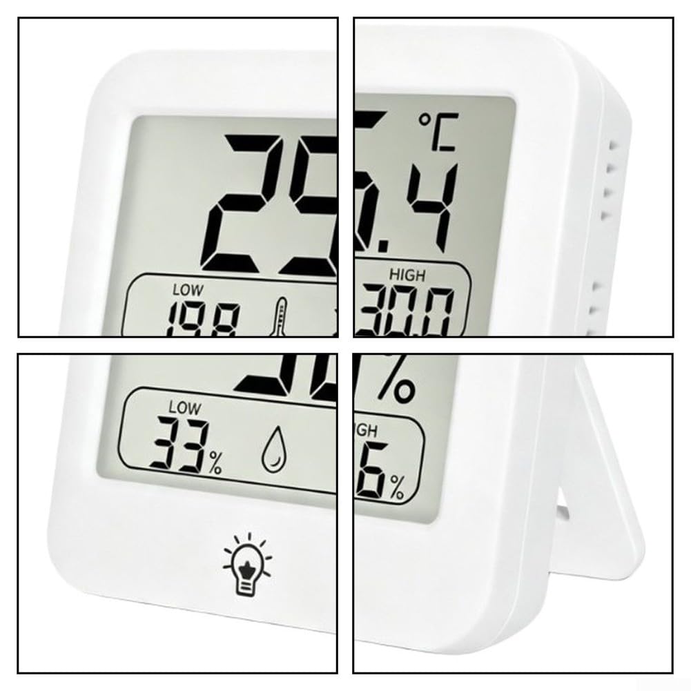 Termómetro Digital Interior 3.6" Monitor Humedad para preciso