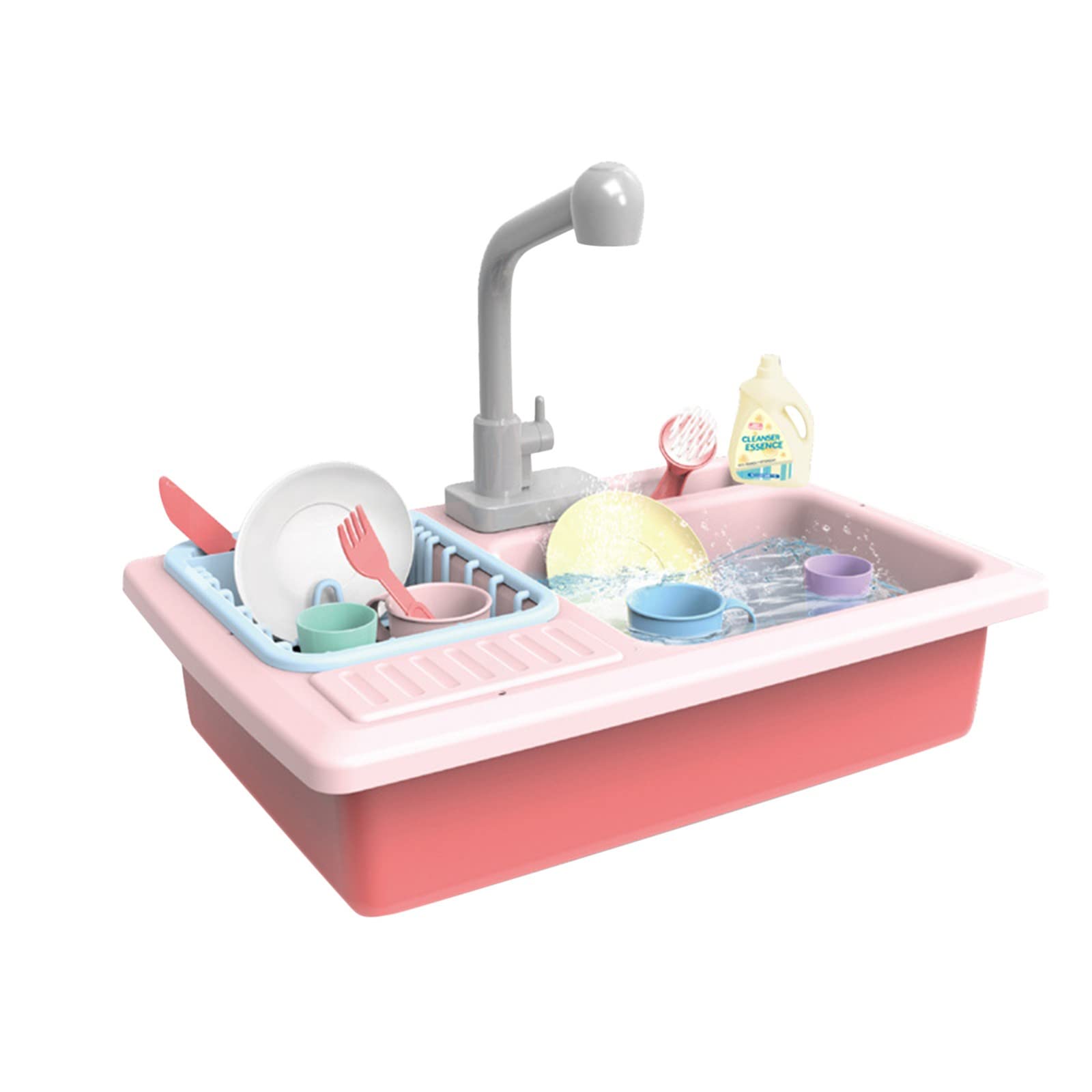 Ferro da Stiro Giocattolo in Legno Funzione di Simulazione dei Giocattoli Xiancai 'Acqua della lavastoviglie in Cucina Piscina di Palline Grande (One Size)