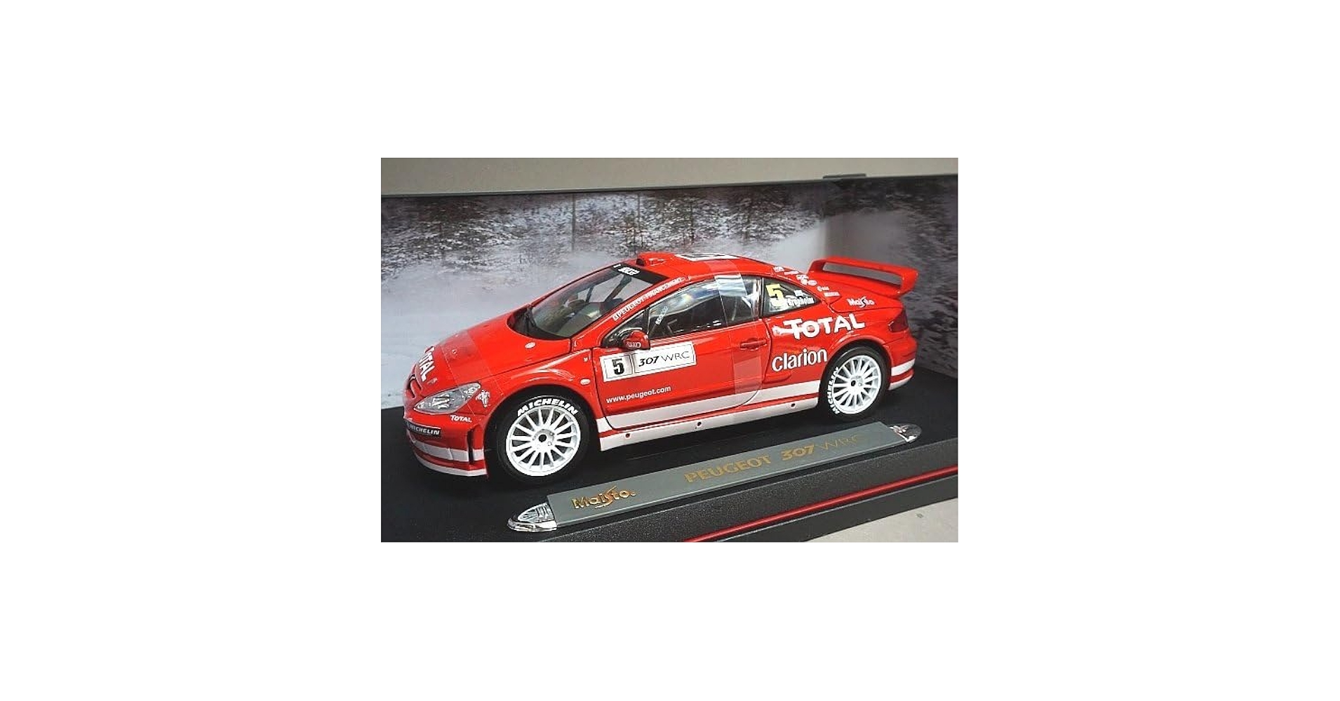 Amazon | マイスト 1/18 Peugeot プジョー 307 WRC #5 38693
