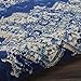 Nourison Grafix Traditional Navy Blue 5'3