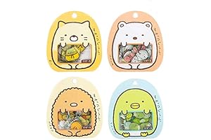 Super Cute Cartoon Animals Transparent PVC Stickers