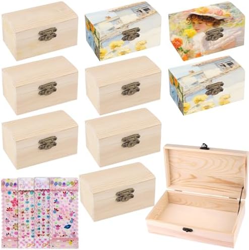 BAIFULAI 12 Mini-Schatztruhen Set Mit Edelsteinen & Goldmünzen - Kreatives Spielzeug Für Kinder