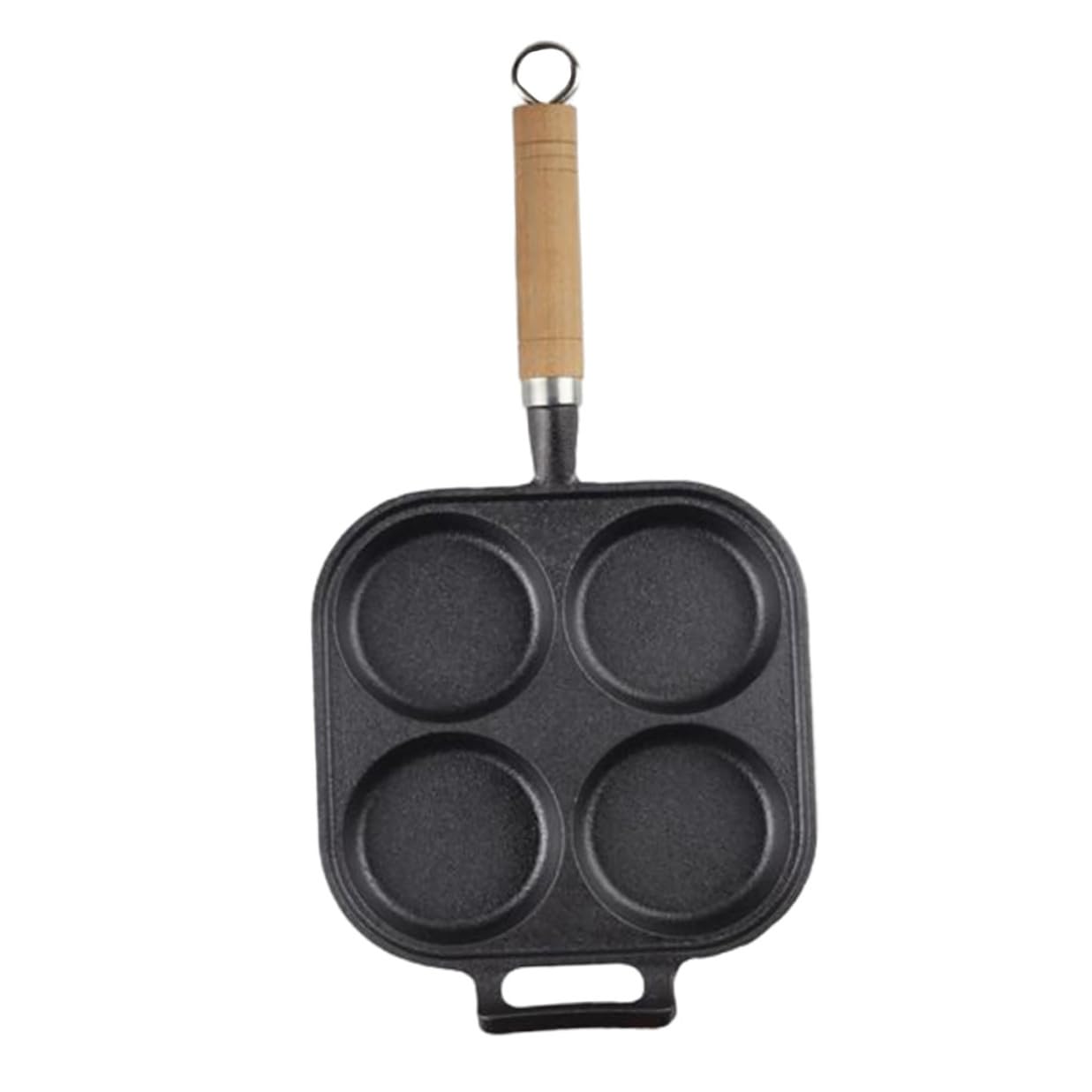 Padella per Uova Antiaderente con in Pentola Divisoria per Frittura Hamburger e Uova Adatta per Cucina Domestica e Ristoranti