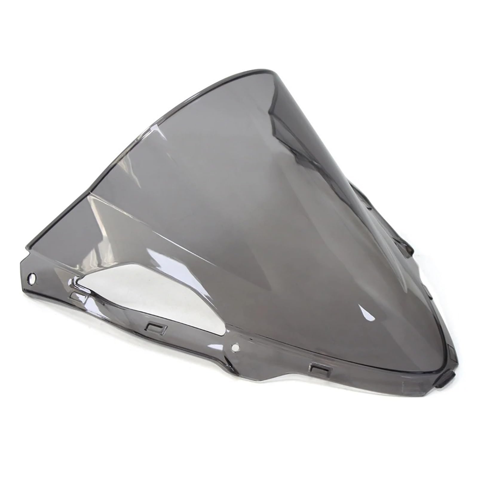 Parabrezza Moto Spoiler Per Kawasaki Per ZX6R 2024 Parabrezza Moto Parabrezza Deflettori Antivento Protezione Scudo Parabrezza Per Moto(Light Smoke)
