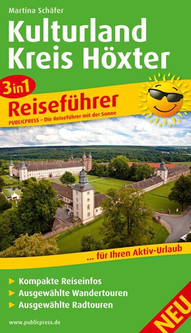 Kulturland Kreis Höxter: 3in1-Reiseführer für Ihren Aktiv-Urlaub, kompakte Reiseinfos, ausgewählte Rad- und Wandertouren, aussagekräftige Höhenprofile und tourenspezifische Karten (Reiseführer: RF)