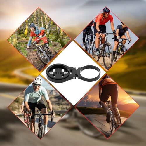 Out Front Bike Stem Mount - Adjustable Bike Stem Mount Compatible with Wahoo Elemnt, Garmin Edge, Bryton Rider, Stages Dash, Hammerhead Karoo & More for Bicycle Computers & Handlebar Accessories