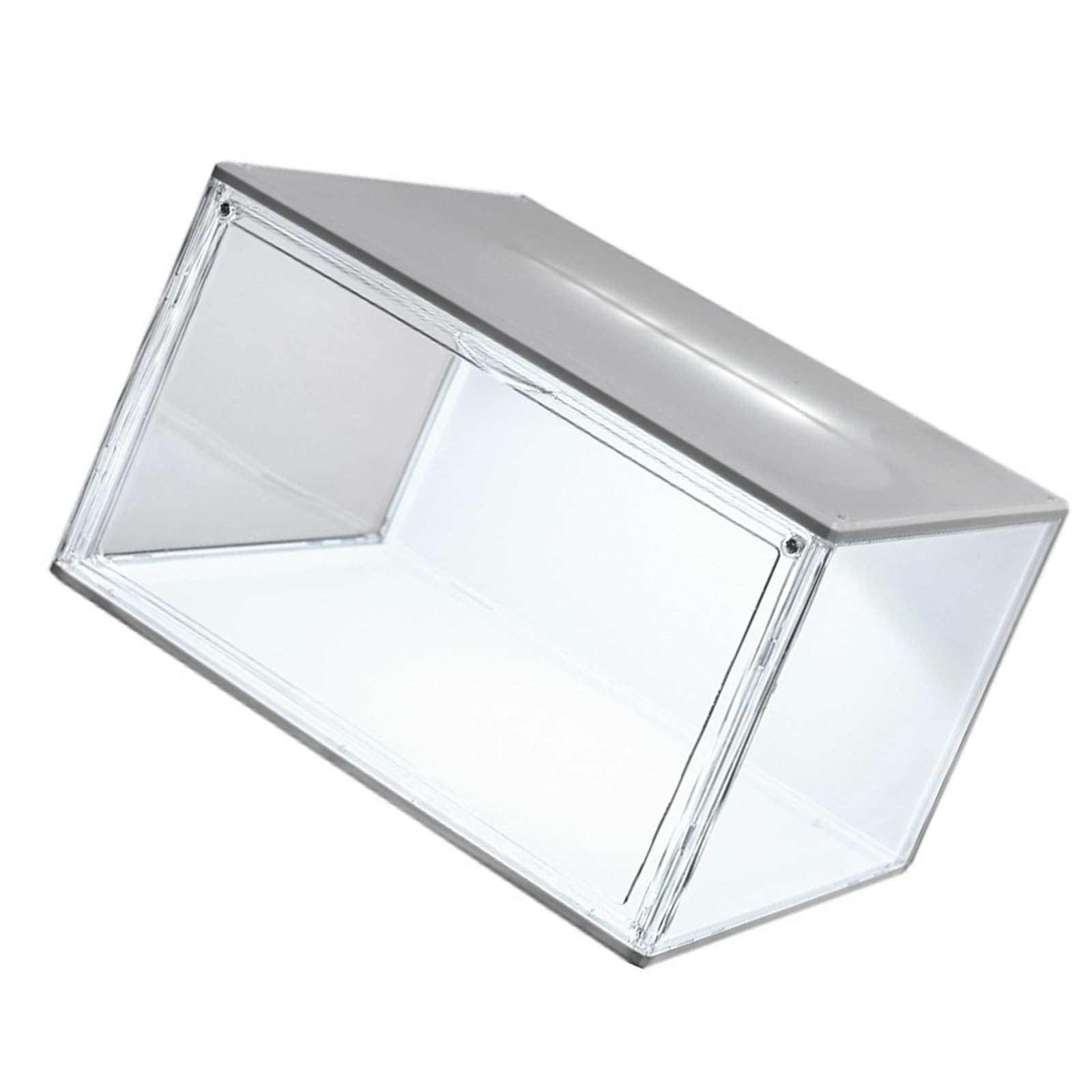 Good Transparents Shoe Display Case with LED Lights for Protections and Visible Storage At Home or Shop LED Illuminated Clear Shoe Storage Box for Enhanced in Domestic Settings