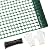 PotatoLife Plastic Mesh Fence Safety Fence, 4'x100' Roll with 100 Zip Ties, Resuable Temporary Netting for Garden Fencing, Construction, Snow Fencing, Animal Barrier, Poultry, Deer, Patio, Green