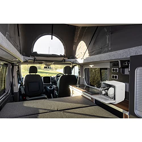 MEDION Mini Afwasmachine (tafelmodel, vaatwasser, 3 couverts, werkt met/zonder wateraansluiting, 6 reinigingsprogramma's, voor zuigflessen, starttijdkeuze, vrijstaand, MD 37291) - Afbeelding 3