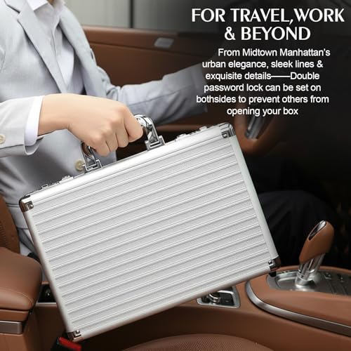BAGAKE Aluminum Locking Briefcase