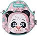 Fringoo® Sac à lunch isolé thermique en néoprène pour enfants Poche à fermeture Éclair Bandoulière, Néoprène, panda, 29H x 29L x 15W cm