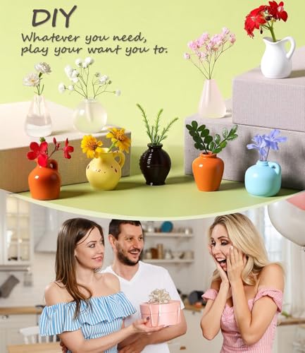 8 imanes mini jarrones decorativos para refrigerador miniatura 6