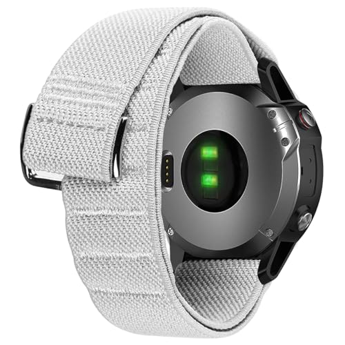 Bracelet élastique compatible montre Garmin nylon tissé extensible 18mm 20mm 22mm 26mm