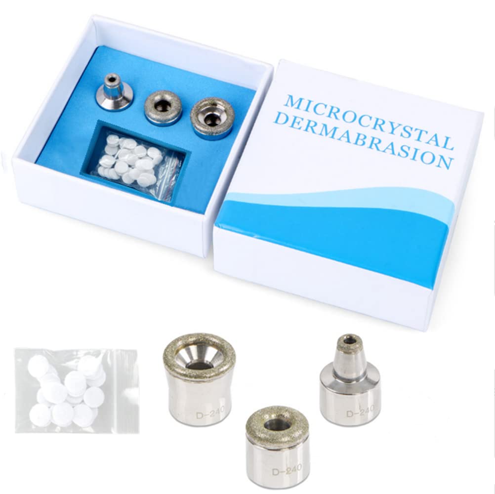 Diamond Microdermabrasion Head, Diamond Tips for Microdermabrasion Exfoliator Facial Dermabrasion Beauty Tools Dermabrasion Replacements 3Tips : Beauty & Personal Care