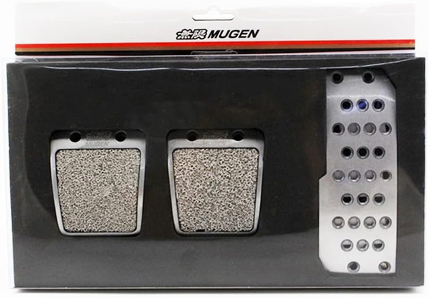 Nonslip Car Foot Rest Fuel Brake MT Pedals Accessories Manual M/T Compatible with Honda Accord S2000 Civic Del Sol Fit RSX NSX Mugen JDM