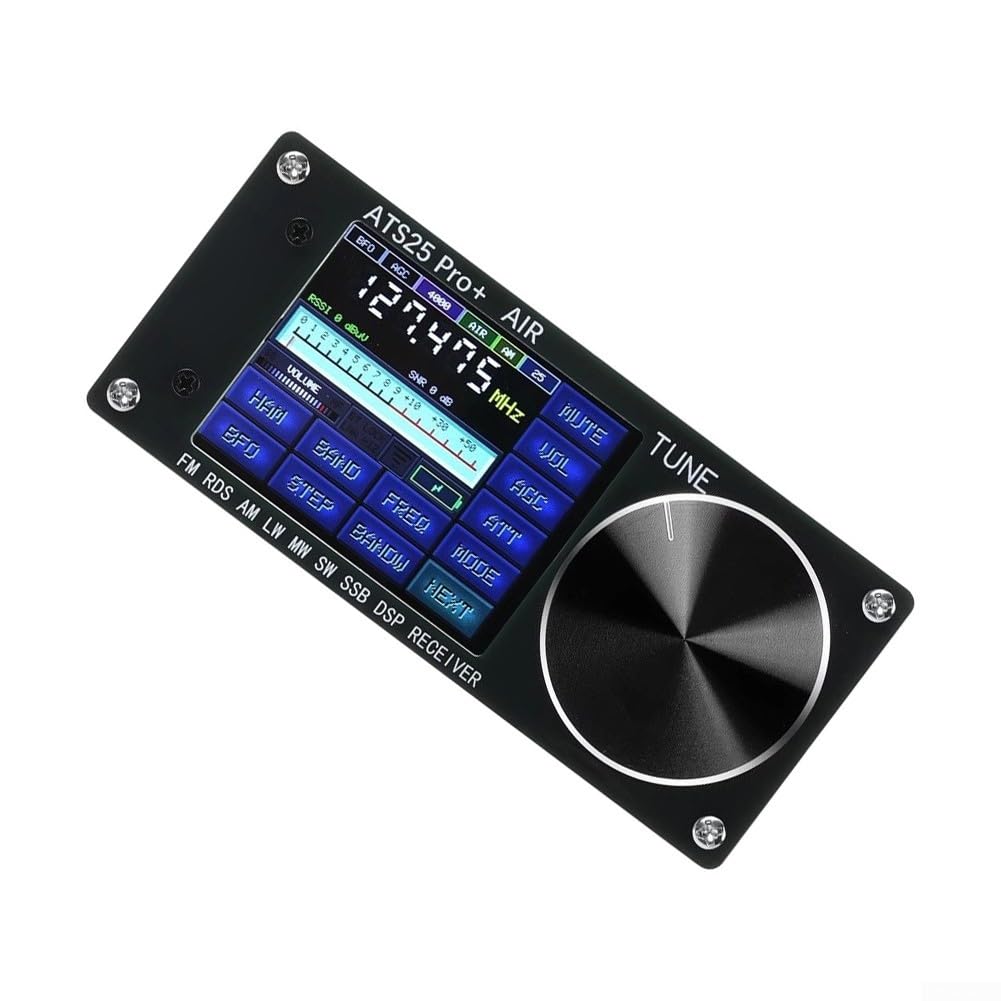 ATS25 para pro+ para receptor de radio de banda de aire 118-136MHz FM SW