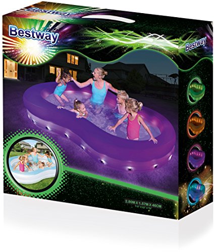 Bestway 54135_04 - Planschbecken Color Wave Pool, 280 x 157 x 46 cm – Bild 4