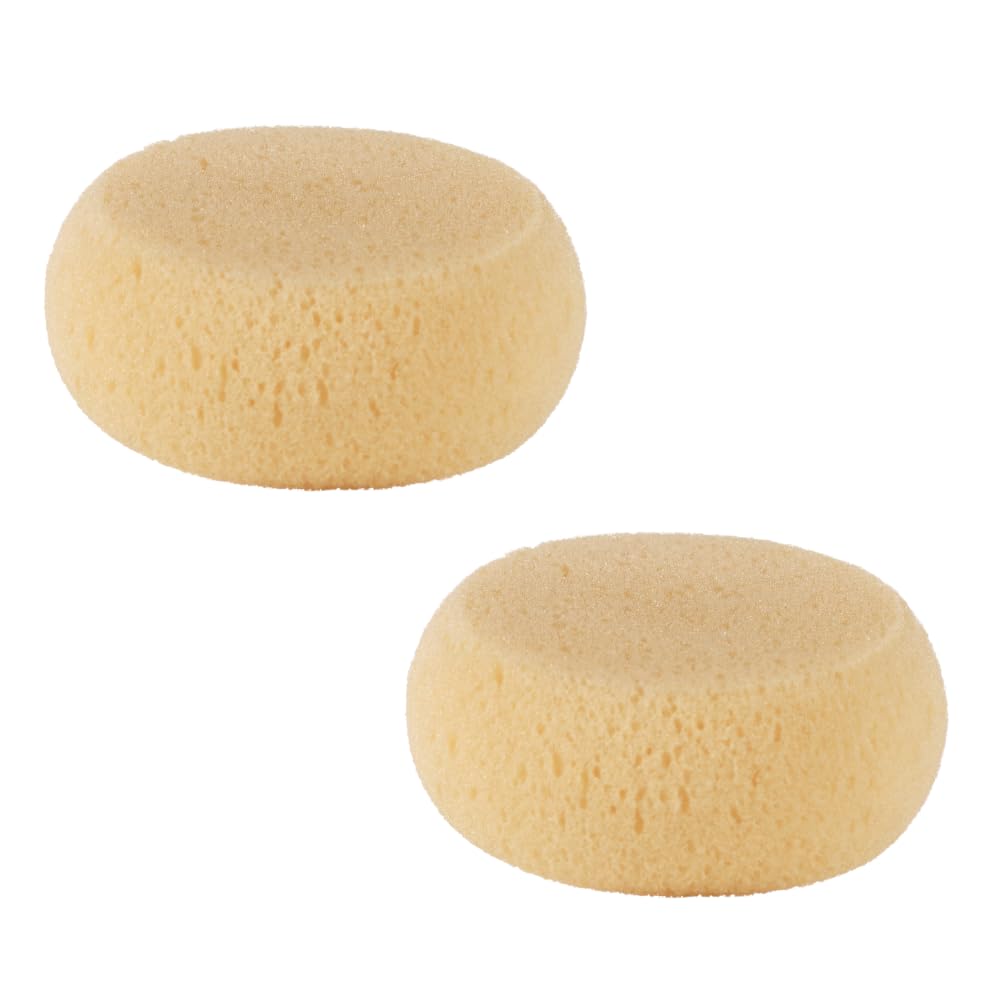 Jané Esponja Hidrófila, 2 unidades, Suave, Especial Recién Nacido, Higiene Bebé, Natural