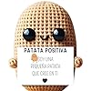 Patata Positiva – Regalo Original y Divertido para Mujeres y Hombres | Peluche Motivador con Mensaje Inspirador Soy una pequeña Patata Que cree en ti | Idea Cumpleaños y Parejas