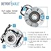 Detroit Axle - 4WD Front Wheel Bearing Hubs for 2012-2013 Ram 2500 3500, Replacement Ram 2500 3500 [8 Lug Models] Wheel Bearing and Hubs Assembly Set, Pair Hubs