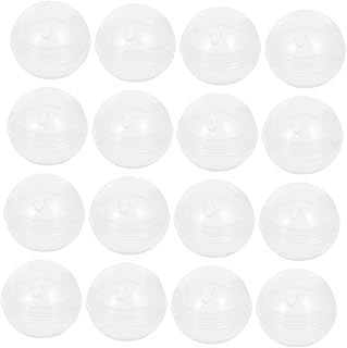 NUOLUX 20個 透明ミニ扭蛋カプセル 丸型空カプセル 自動販売機用 パーティー記念品 誕生日ピニャータ用クラフト素材