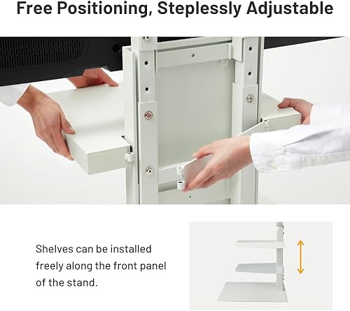 Miniatura 5 de WALL Estante de entretenimiento para soporte de TV modelo V4, perfecto para reproductor de DVDBlu-ray, consola de videojuegos, grabadora de video