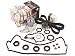 Evergreen TBK236VC 93-97 Toyota Corolla Geo Prizm 4AFE 1.6L Timing Belt Kit Valve Cover Gasket GMB Water Pump