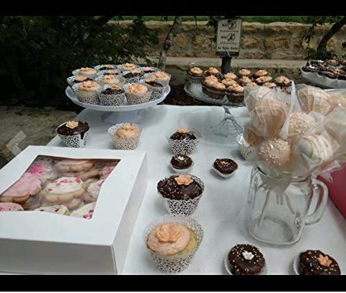 100 Pirottini Muffin In Carta Bianca - Stampa Laser Per Cupcake, Matrimoni E Feste - Foto 6