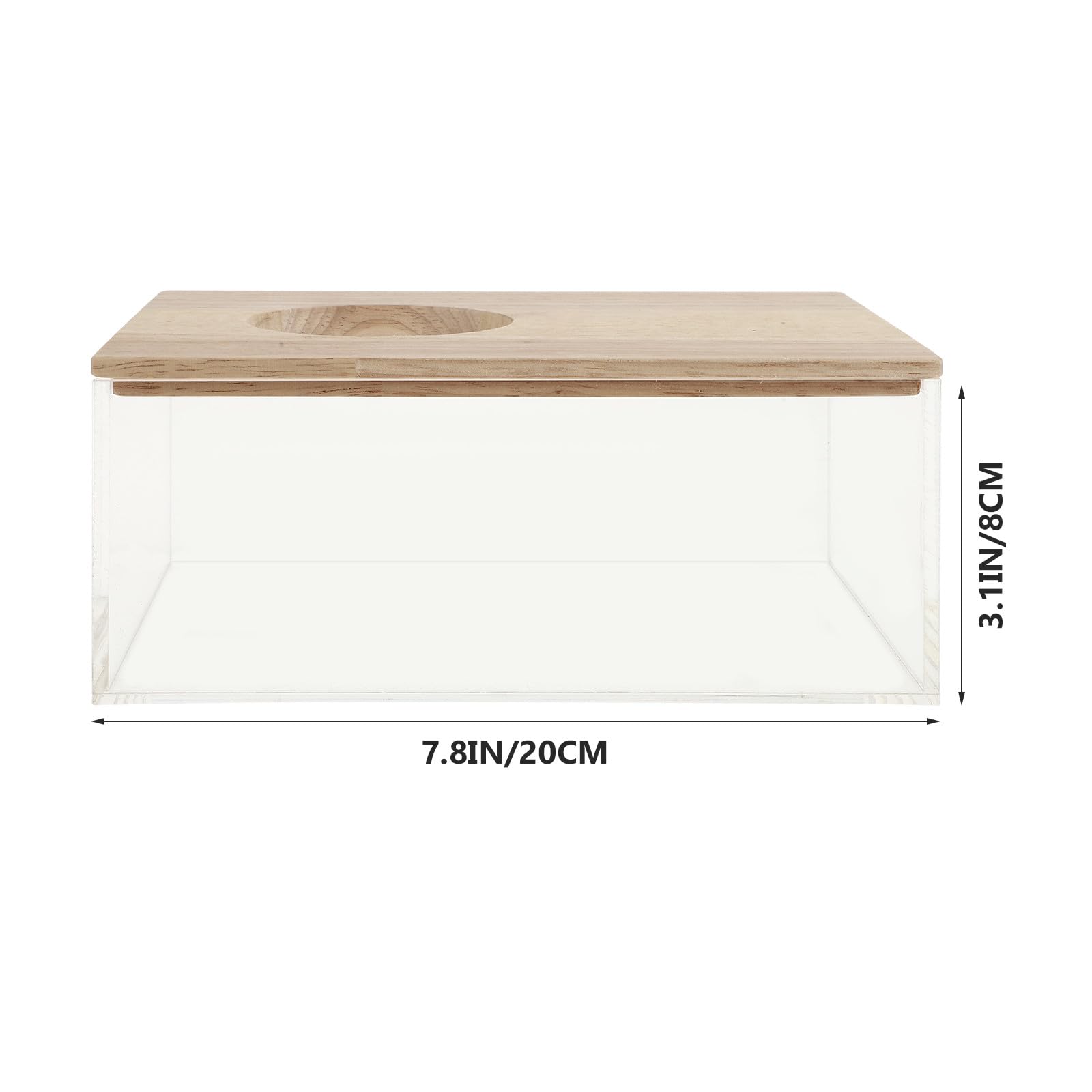 Dekorative Chinchilla Badewanne Multifunktionales Sandbad Transparente Box