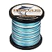 HERCULES Super Cast 300M 328 Yards Braided Fishing Line 50 LB Test for Saltwater Freshwater PE Braid Fish Lines Superline 8 Strands - Blue Camo, 50LB (22.7KG), 0.37MM