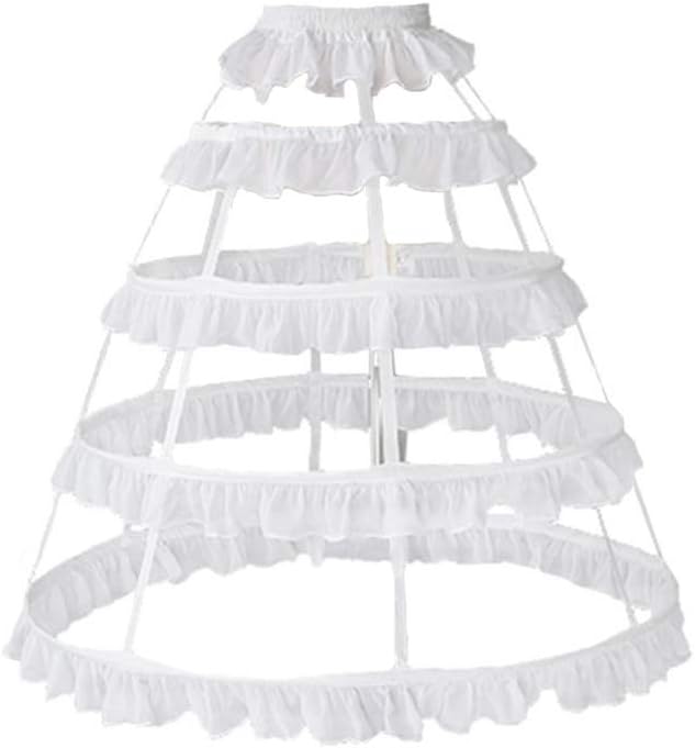 Underskirt Hoop Skirt Petticoat Crinoline For Lolita Victorian Gothic Dress
