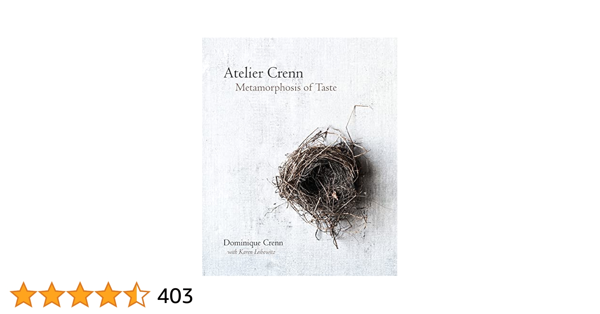 Atelier Crenn Metamorphosis of Taste 料理本