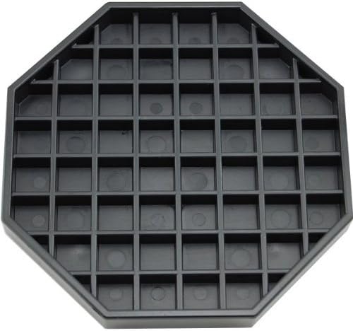 Coffee Countertop Octagon Drip Tray - 6" - Black