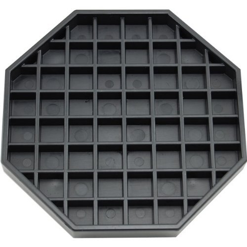 Coffee Countertop Octagon Drip Tray - 6" - Black #TOP2
