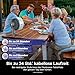 Shark FlexBreeze TableMate Akku-Ventilator, innen & außen, ≤24h Laufzeit, Hochgeschwindigkeits-Kühlung, 20 m Reichweite, leise & langlebig, 5 Geschwindigkeiten, Oszillation, Fernbedienung FA150EU