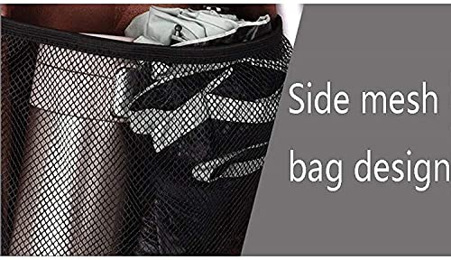 COUYY Einkaufstrolley, leicht und robust, zusammenklappbar, mit 2 Rädern, Einkaufstrolley – Bild 4