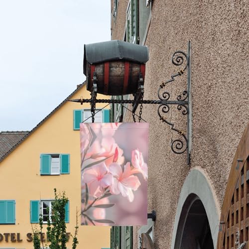 Banderas decorativas de jardín impresas de adelfa, adecuadas para balcón, patio, césped, patio trasero, día de la madre, Navidad, Halloween, decoraciones de vacaciones