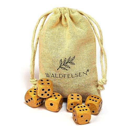 12 Große Holzwürfel, 30 Mm – Perfekt Für Brettspiele Wie Mensch ärgere Dich Nicht, Reisen & Familienabende