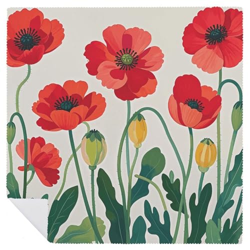 Servilletas de Tela con Estampado Floral Cuadradas 18.7 in miniatura 6