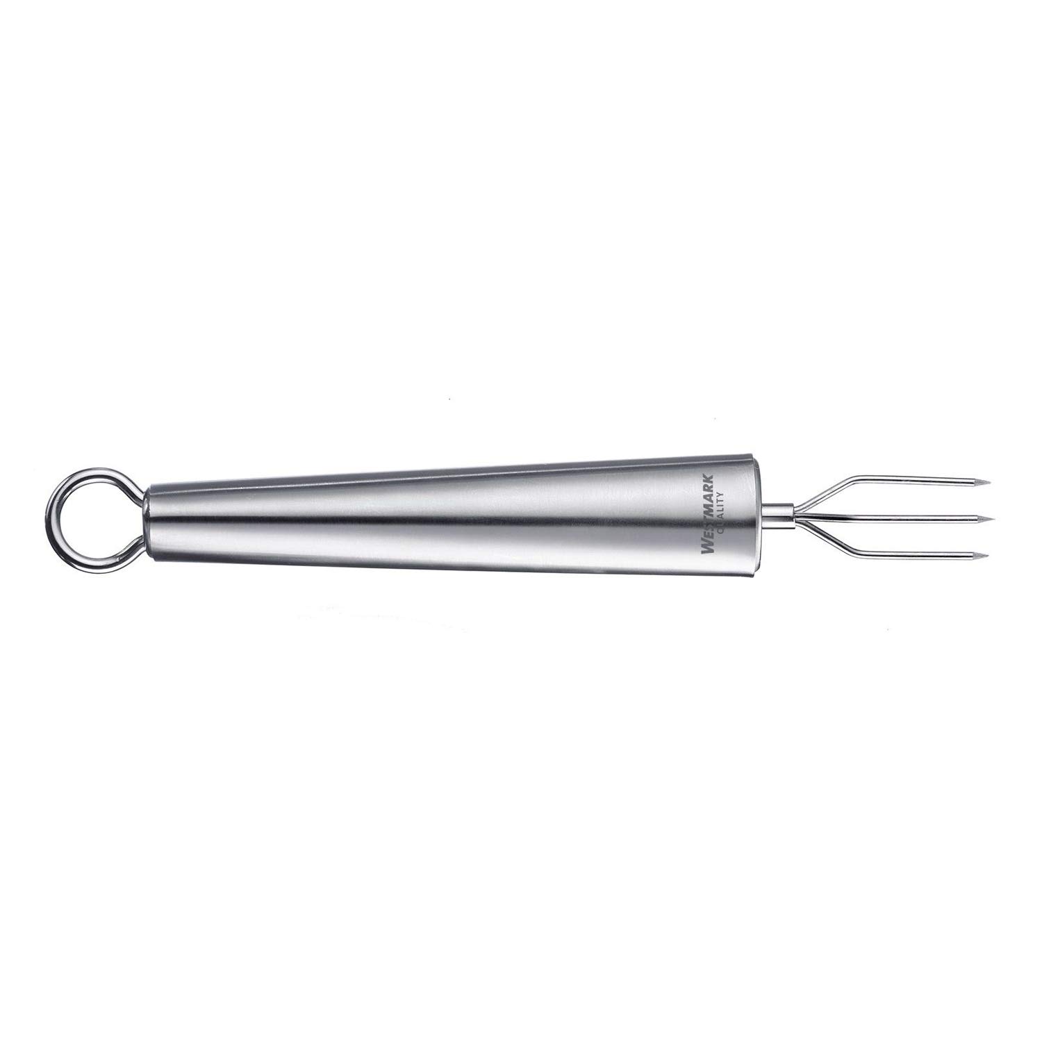 Westmark Forchettone per Patate con 3 Rebbi, Lunghezza: 17,3 cm, Acciaio Inossidabile, Glory, Argento, 18142270