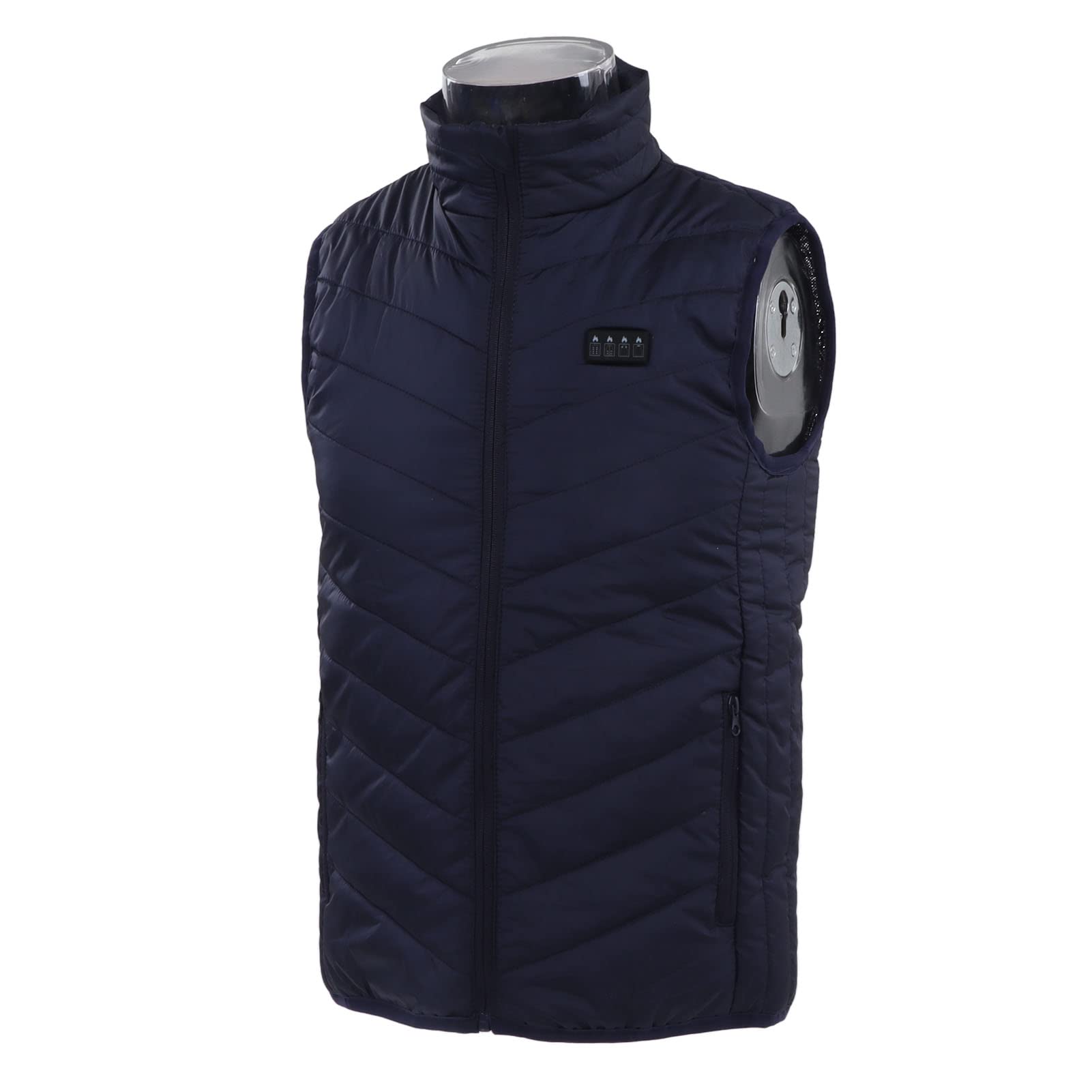 Gilet Riscaldante Elettrico 17 Zone di Riscaldamento 3 Gilet Riscaldato per Esterni con Controllo della Marcia Gilet Riscaldato Intelligente a Temperatura Costante (5XL)
