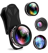 Handy Kamera Objektiv Kit - 0.45x Weitwinkel & 12.5x Makro Linse Für IPhone Und Android