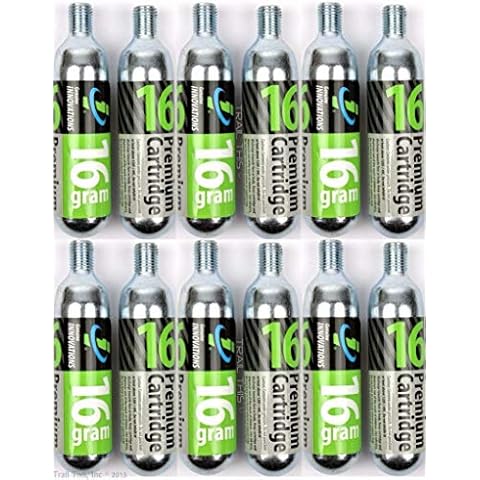 Genuine Innovations G2150 Threaded CO2 Cartridge (Multi-Colored, 12 PACK) Cover