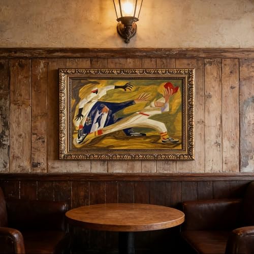 Toile The Long Stretch Jacob Lawrence cadre mural pour mur vide - 4