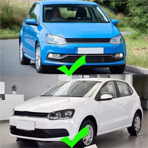 Phare antibrouillard droit pour VW Polo 6C 2014-2017 avec cache et grille de calandre DRL