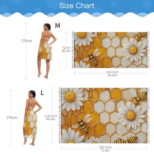 Traje de baño con cobertura de panal para mujer 7