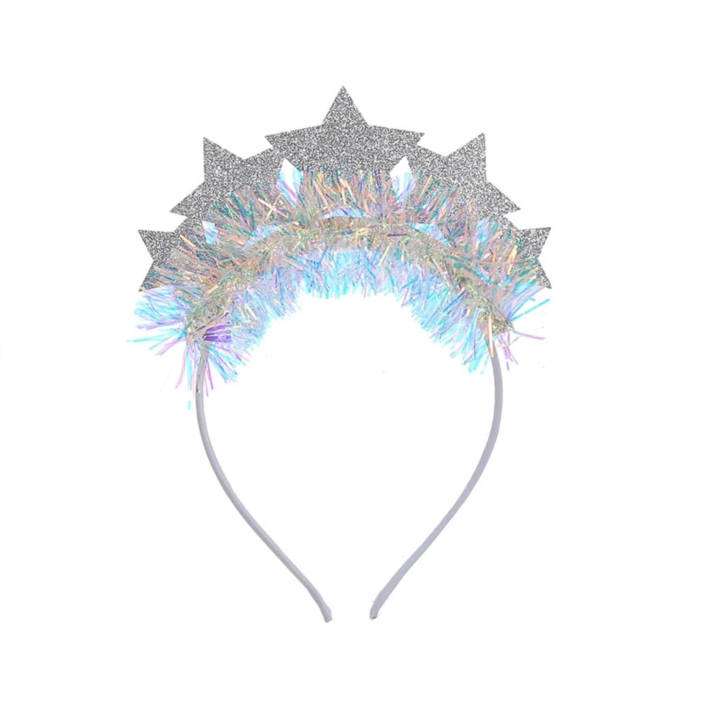 THOANBY cosplay hairband,Delicate Star Party Headpiece Fashionable And Eye Catching Headband For Women And Teens Weddings And Performances